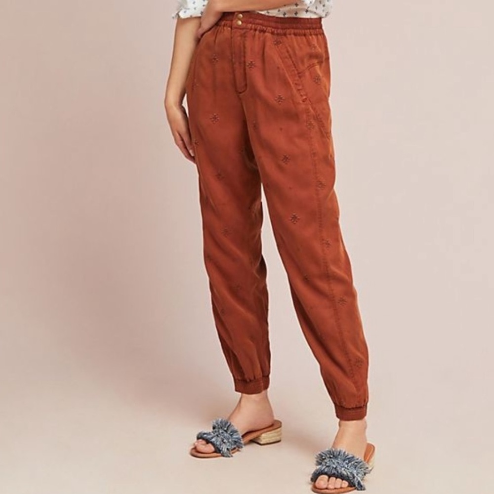 Rowan embroidered joggers